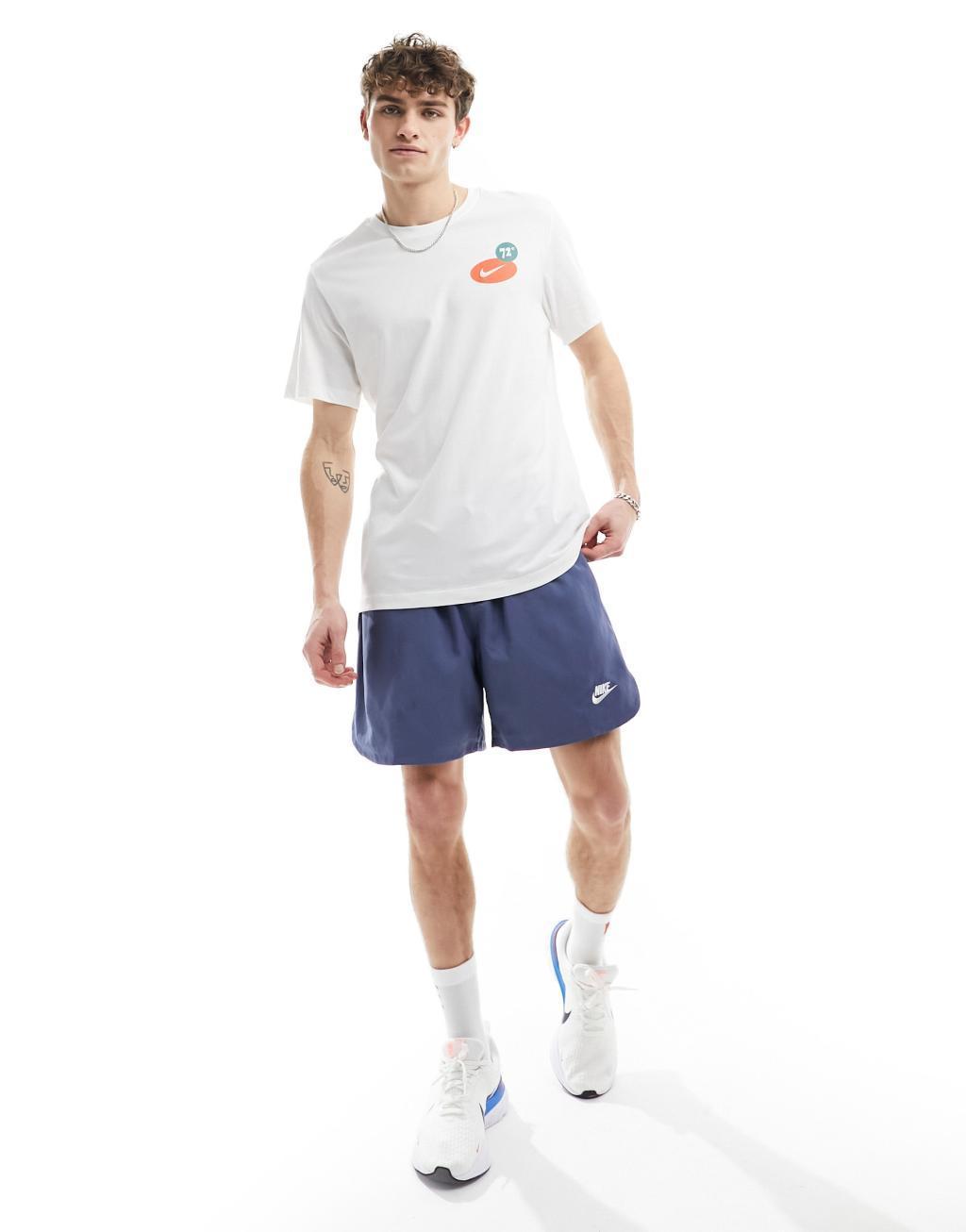 Nike Training Dri-FIT Back Print t-shirt in white Product Image