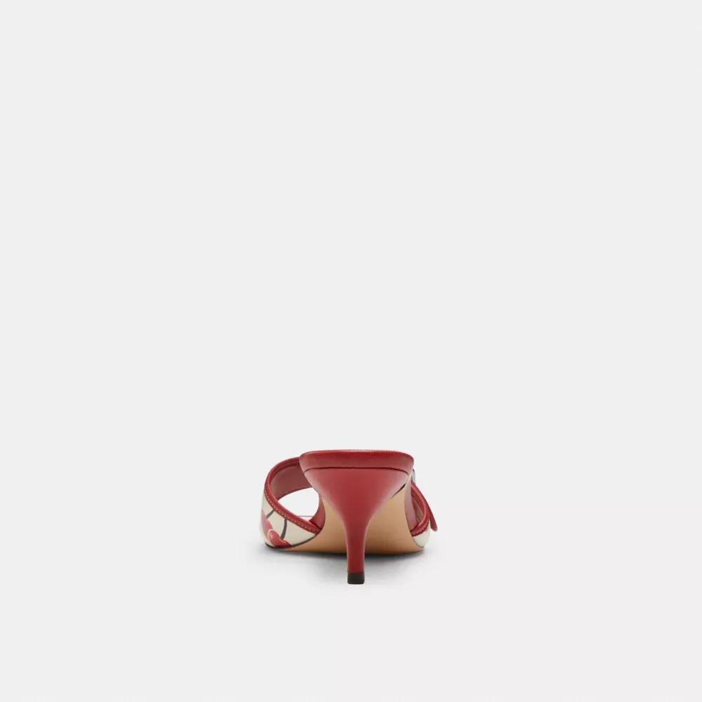 Margot Sandal With Cherry Print Product Image