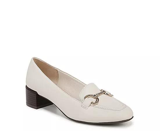 LifeStride Bliss Women's Loafer Pumps, Size: 7 Wide, Bone White Product Image
