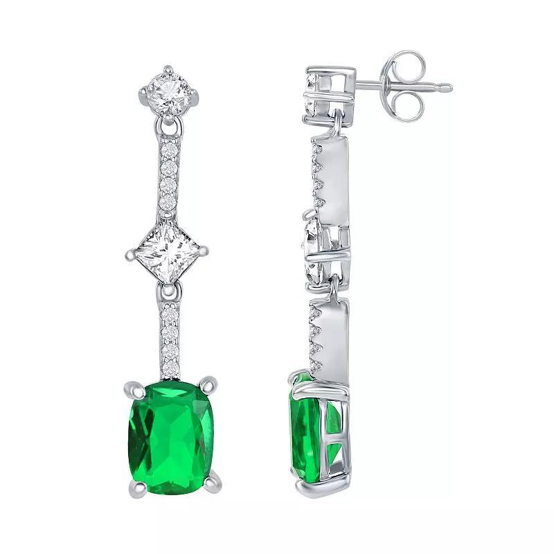Sterling Silver Long Earrings, Women's Product Image