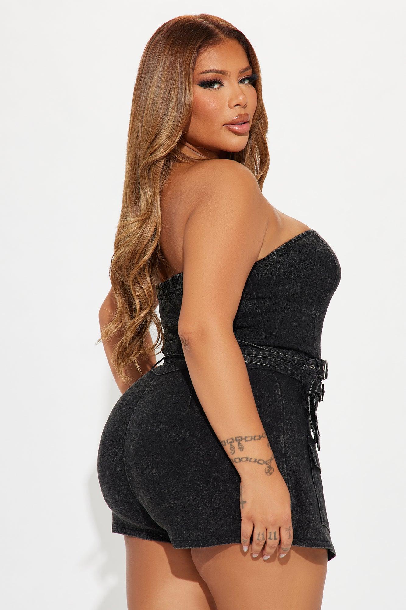 Worth It Romper - Black Product Image