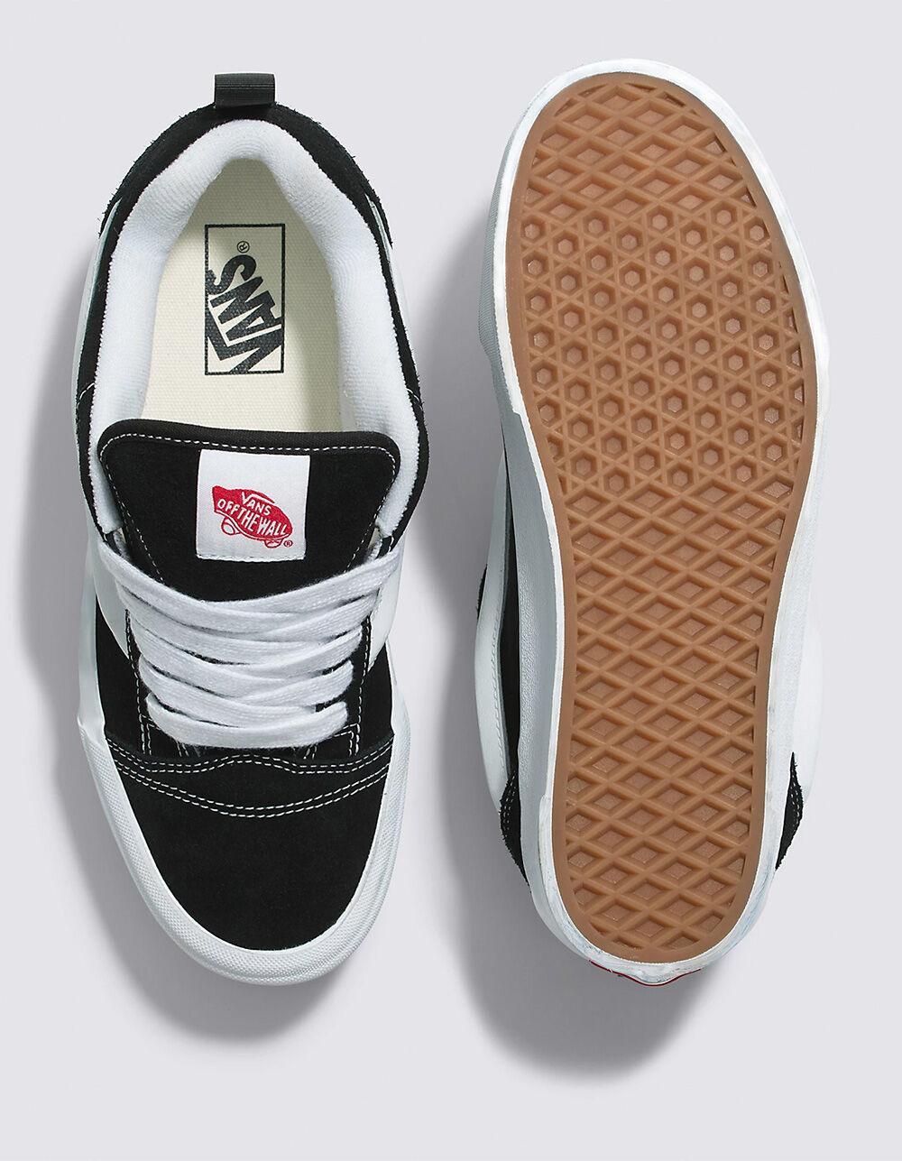 VANS Knu Stack Womens Platform Shoes - BLK/WHT Product Image