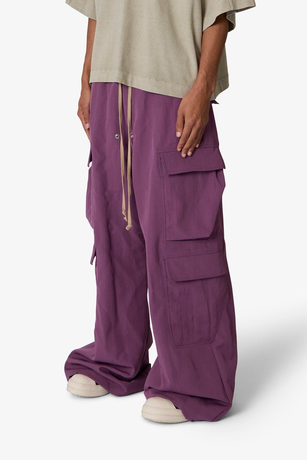 Rave Double Cargo Pants - Mauve Product Image