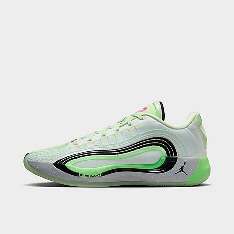 Jordan Mens Luka 4 Basketball Shoes in Barely Green/Vapor Green/Metallic Silver Product Image