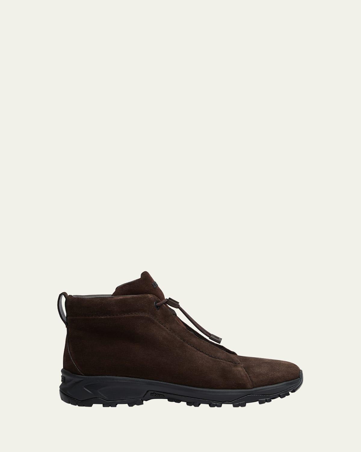 Mens Triple Stitch Vetta Suede Sneakers Product Image
