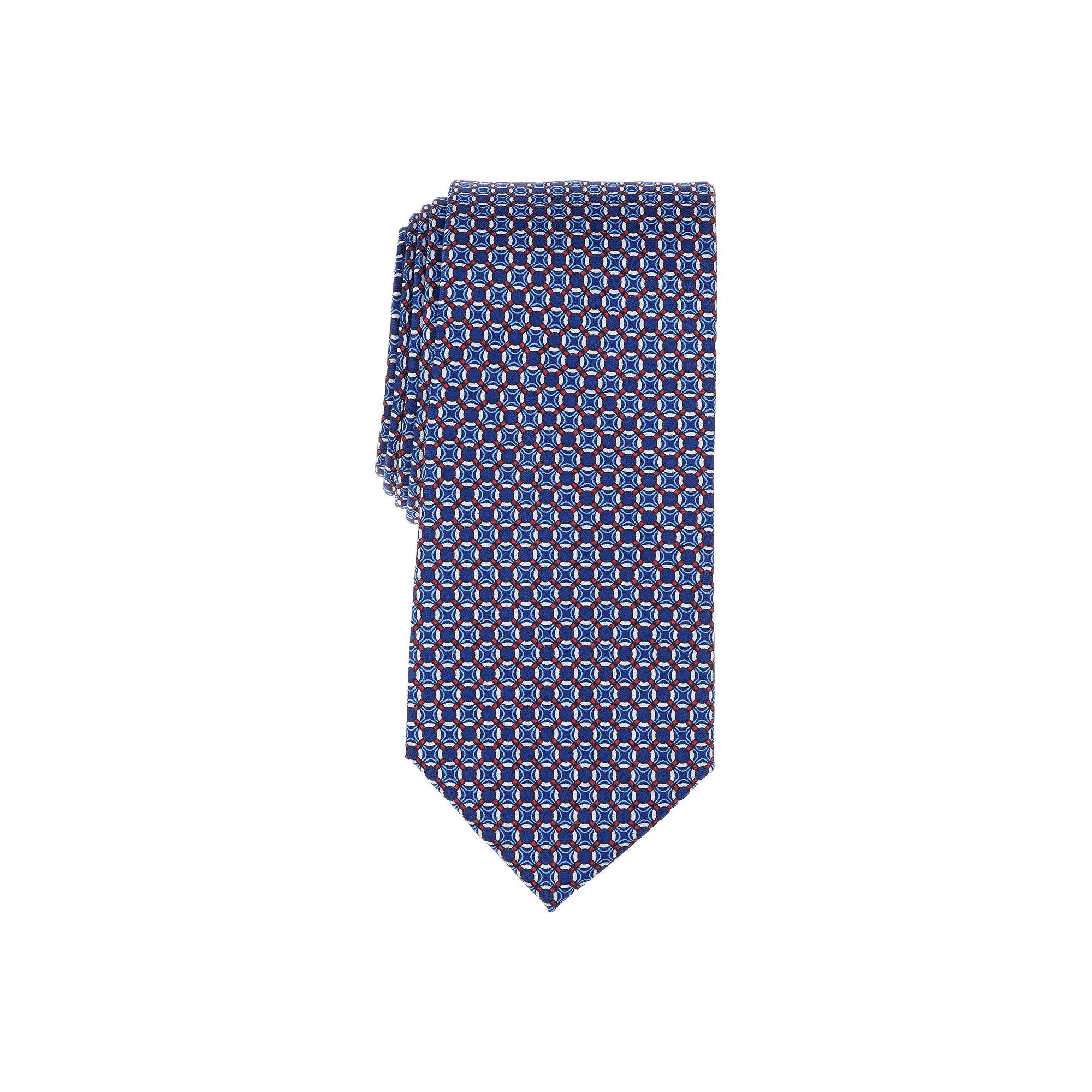 Mens Nautica Mini Pattern Tie, Blue Life Preserver Product Image