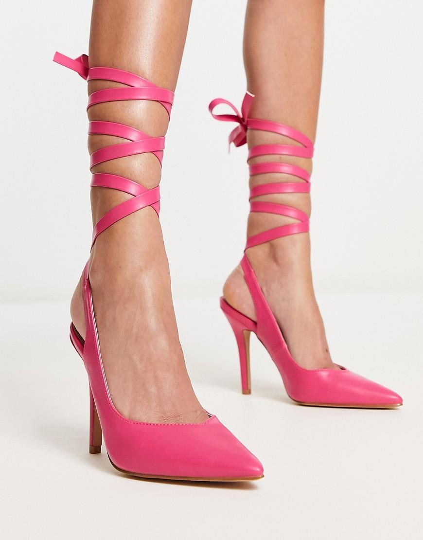 RAID Ishana heeled shoes with ankle tie Product Image