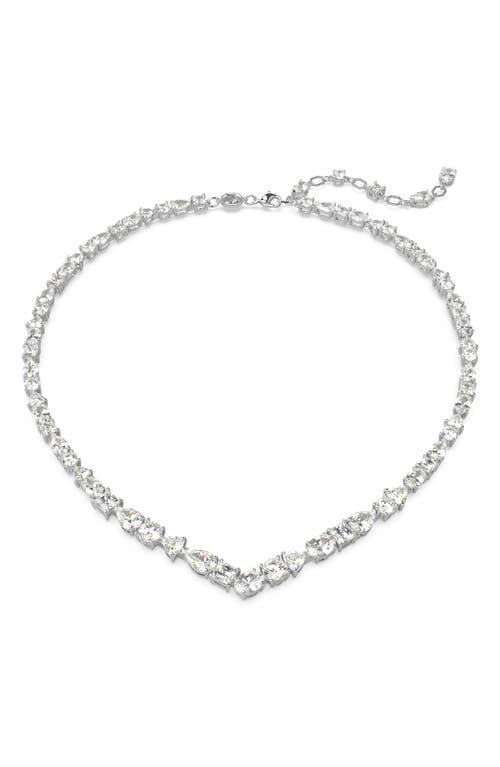 Swarovski Mesmera Mixed Cut Crystal Necklace in Rhodium Plated, 15 Product Image