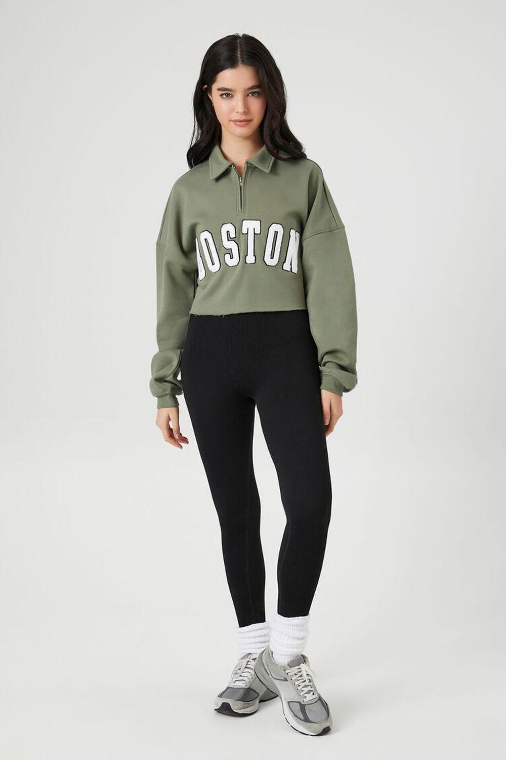 Half-Zip Boston Pullover | Forever 21 Product Image