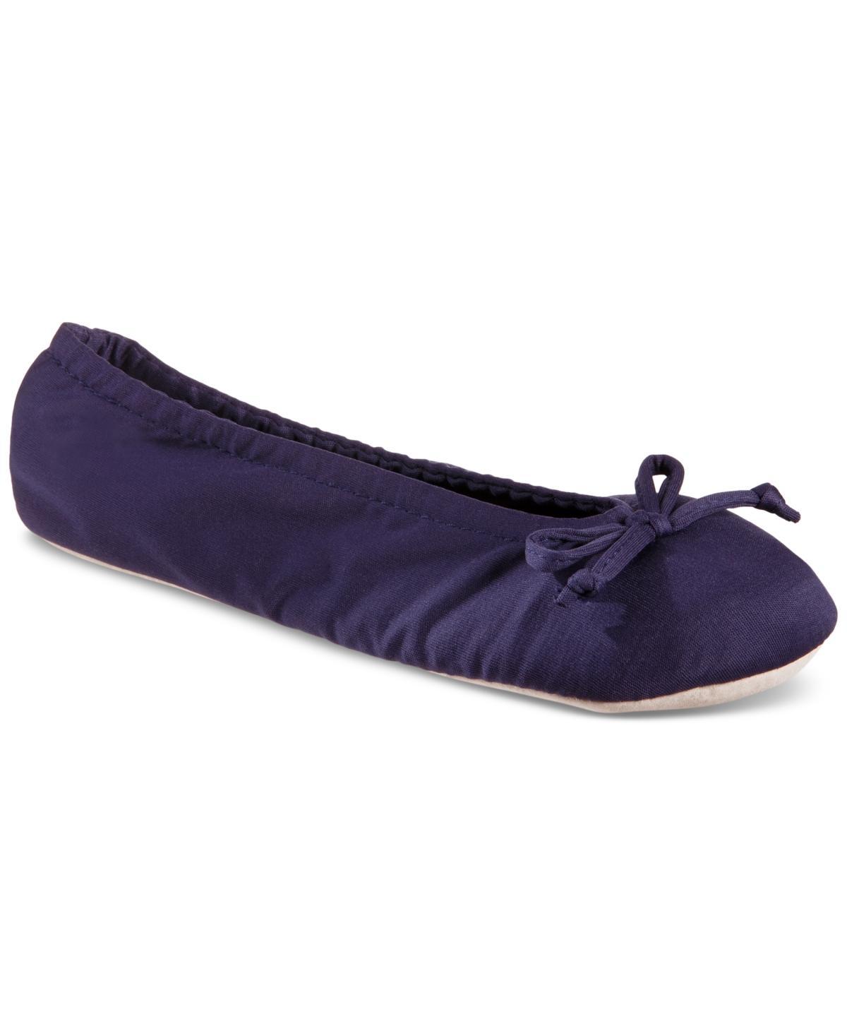 Isotoner Women's Classic Ballerina Slippers - Pink L Product Image