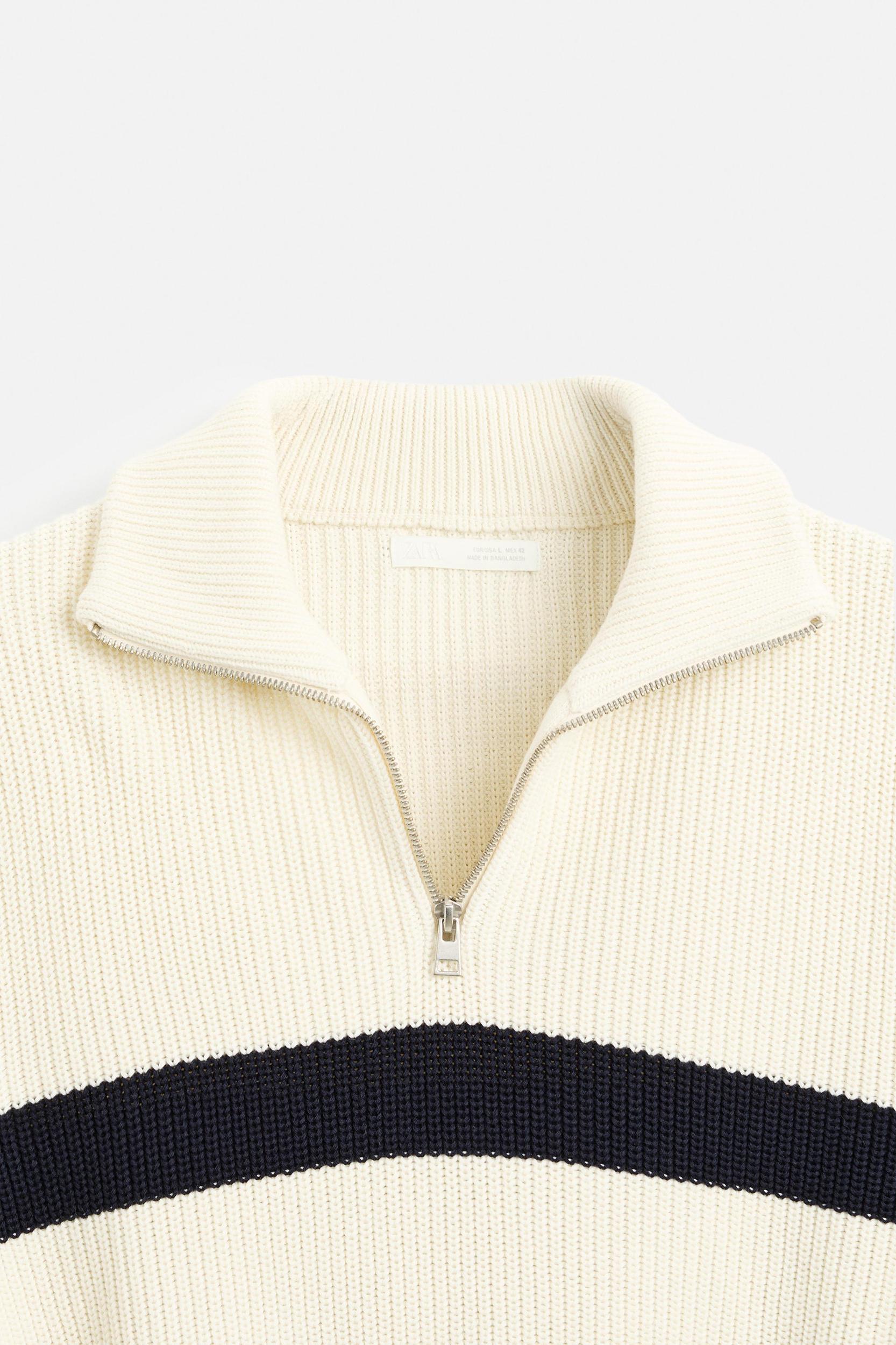 BASIC QUARTER-ZIP SWEATER Product Image