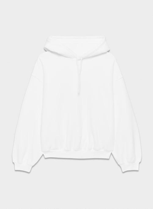 cozy fleece mega drop shoulder hoodie Product Image