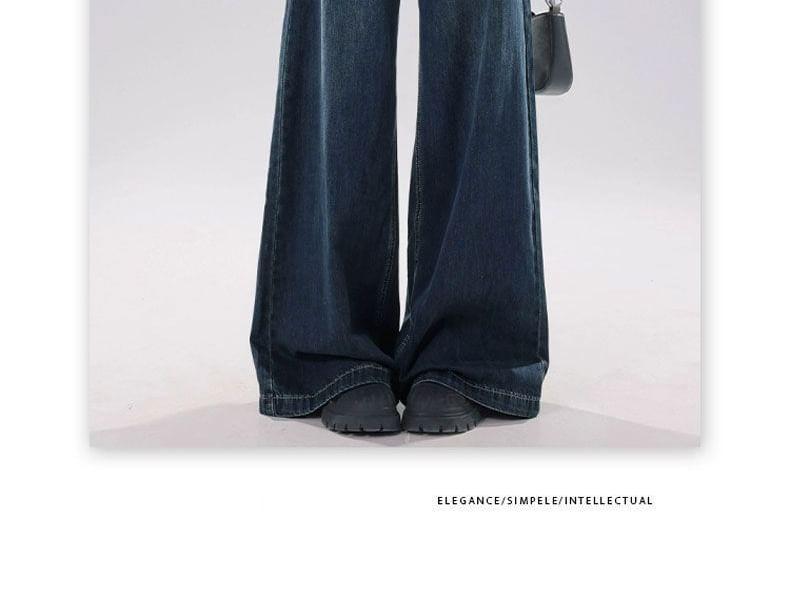 High Waist Wide Leg Jeans Product Image