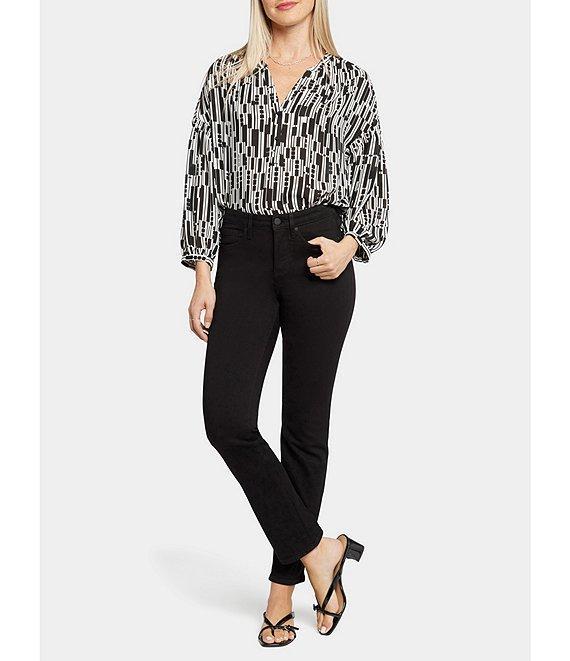 NYDJ Sheri Slim Mid Rise Stretch Denim Jeans Product Image