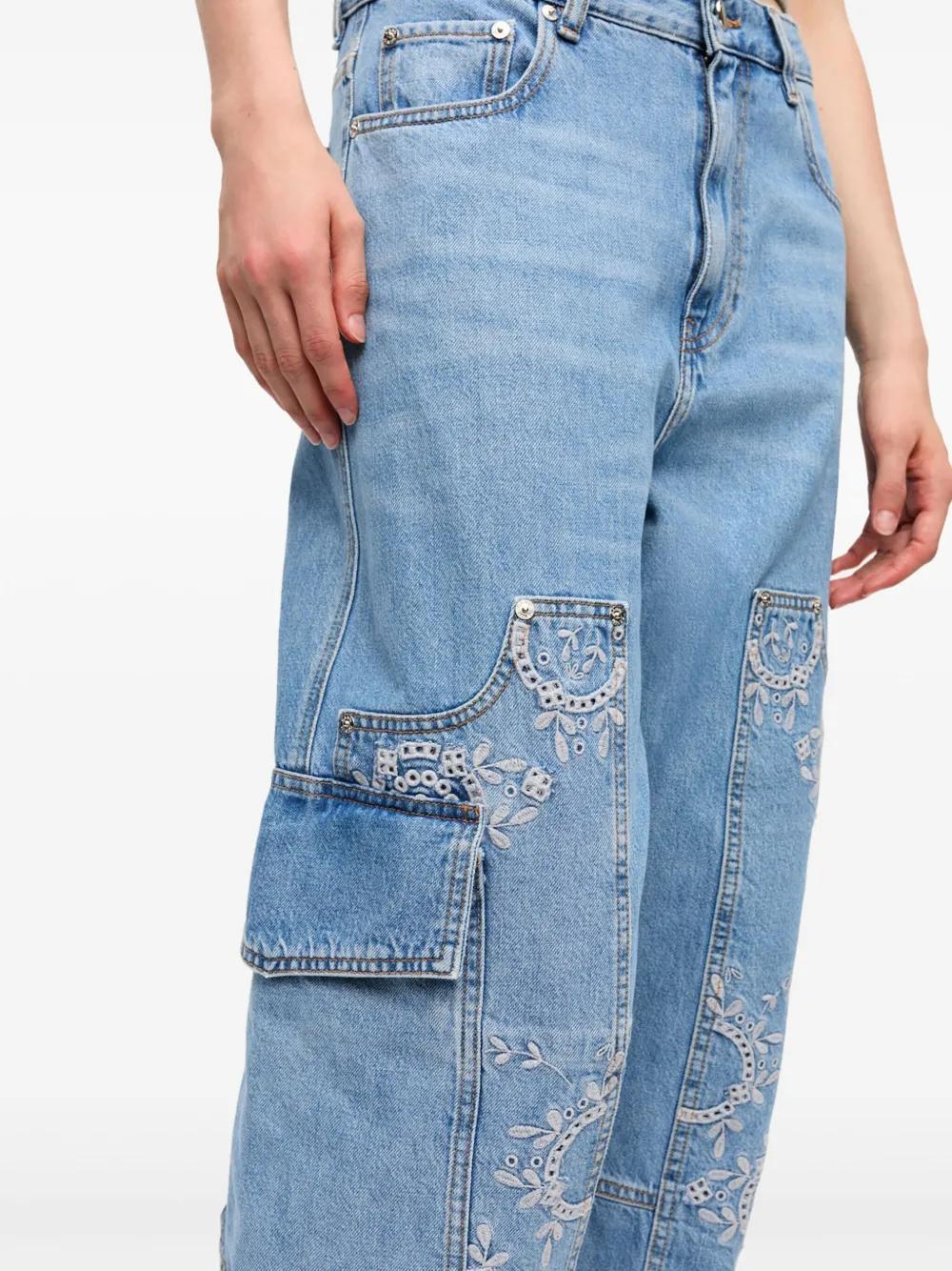 broderie-anglaise jeans Product Image
