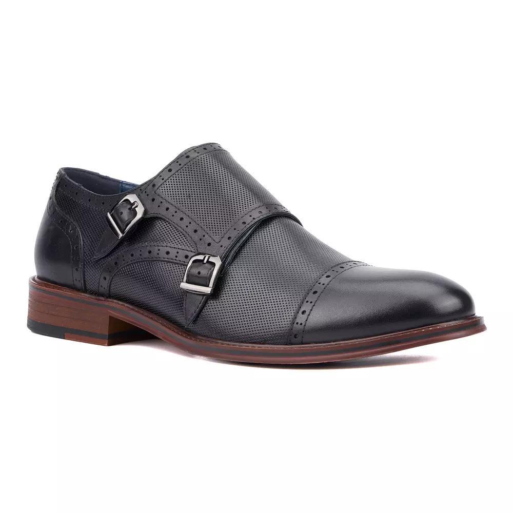 Vintage Foundry Co. Men's Morgan Dress Monk Strap Shoes, Size: 10, Black Product Image