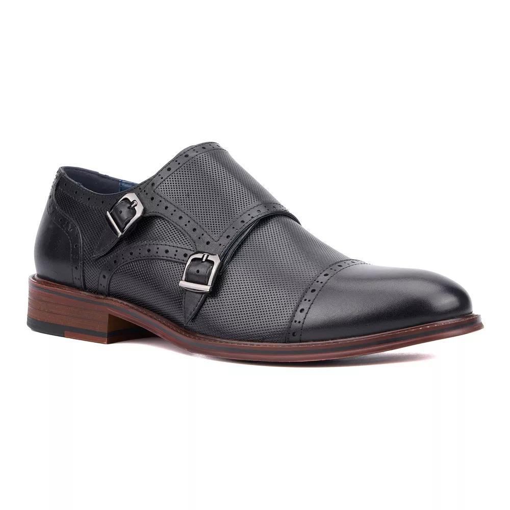 Vintage Foundry Co. Men's Morgan Dress Monk Strap Shoes, Size: 10, Black Product Image