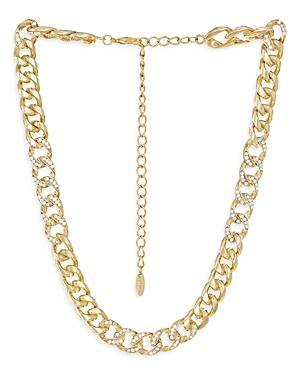 Ettika Life of Links Crystal & 18K Gold Plated Necklace, 14 Product Image