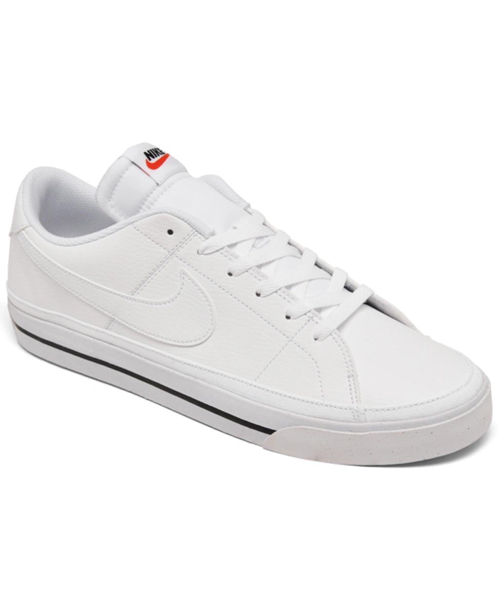 Nike Court Legacy Men's Shoes, Size: 14, White Black Ochre Product Image