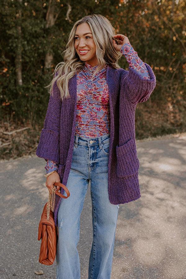 Rustic Vineyard Knit Cardigan Product Image