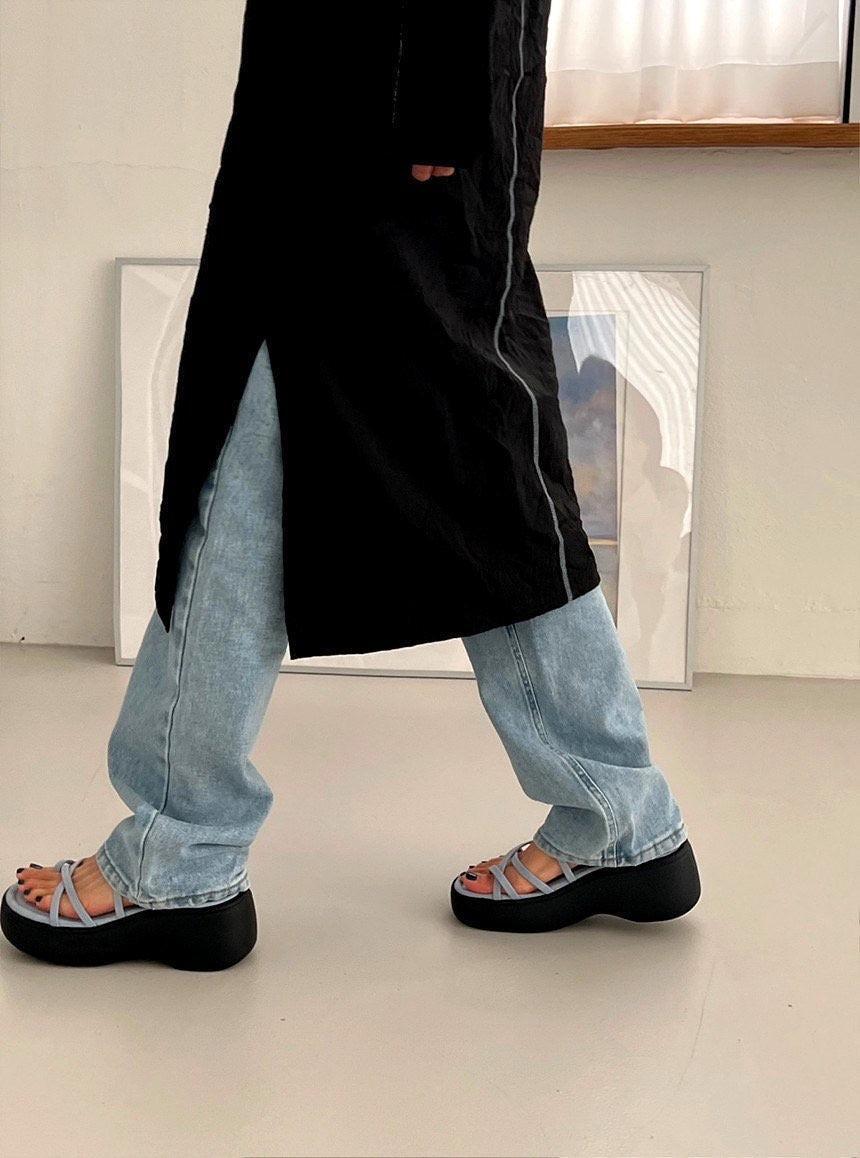 Lottie Sandal in Blue Product Image