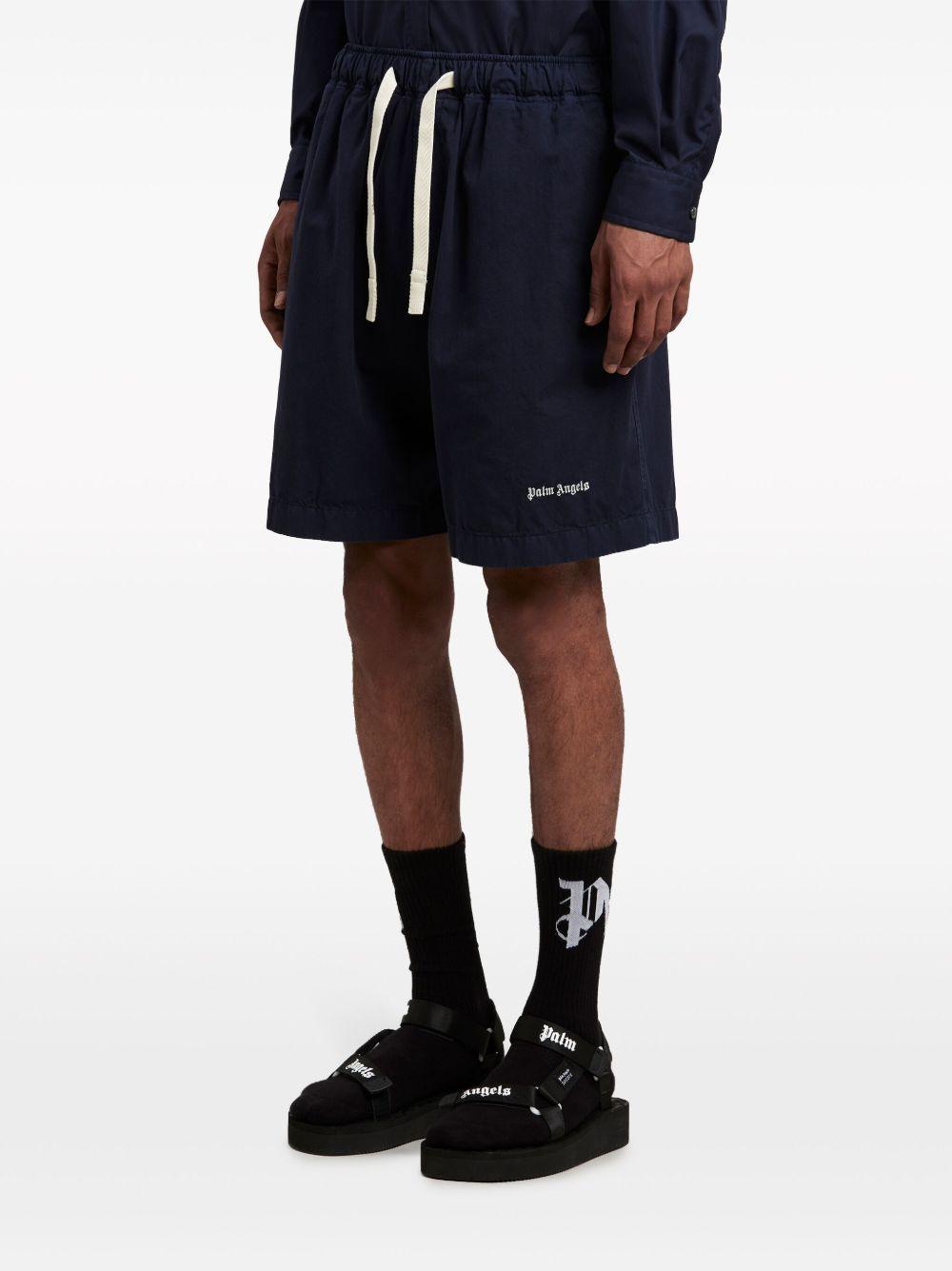 logo-embroidered bermuda shorts Product Image