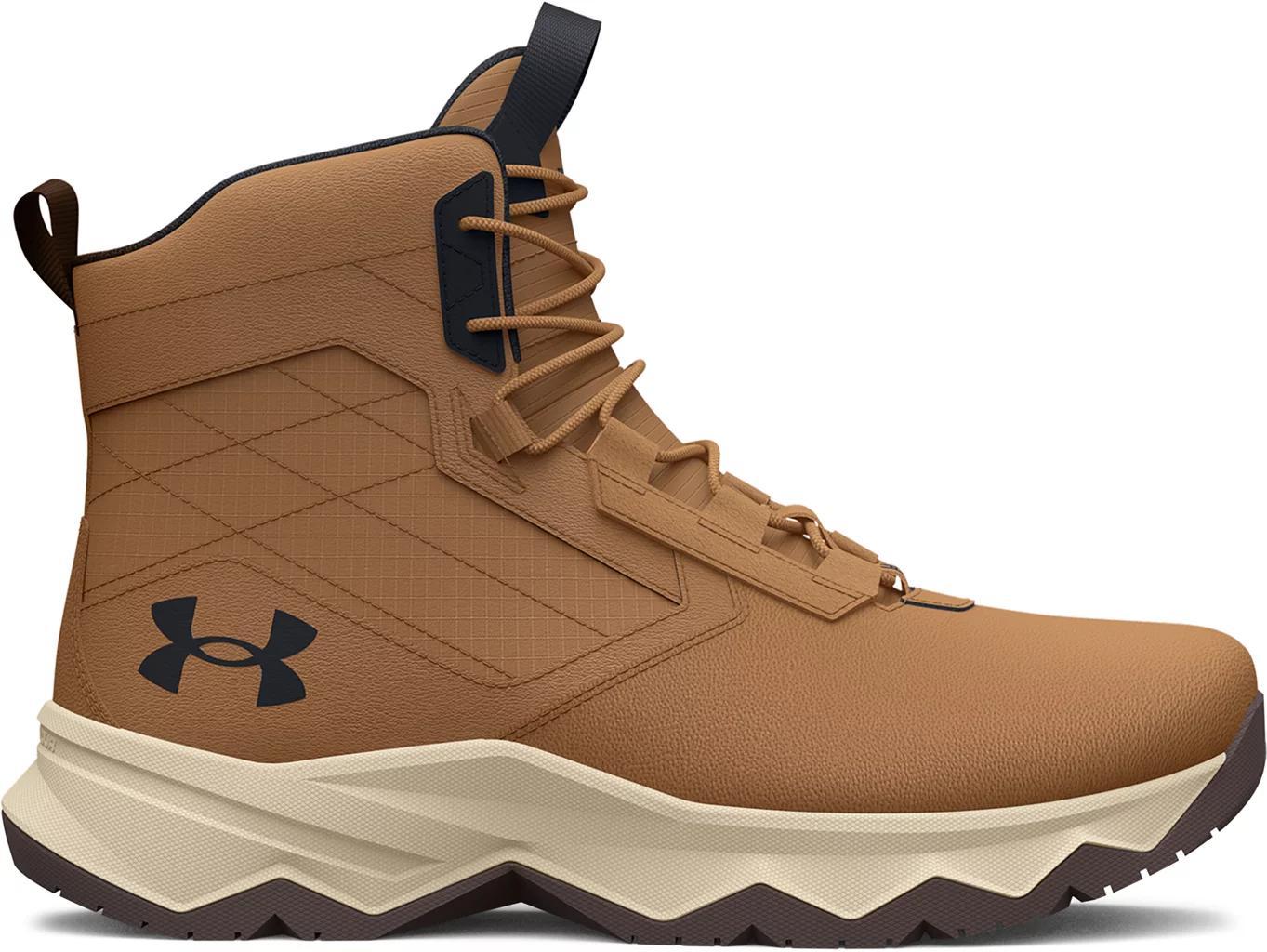Under Armour Stellar G2 Men's Tactical Boots, Size: 11, Brown White Black Product Image