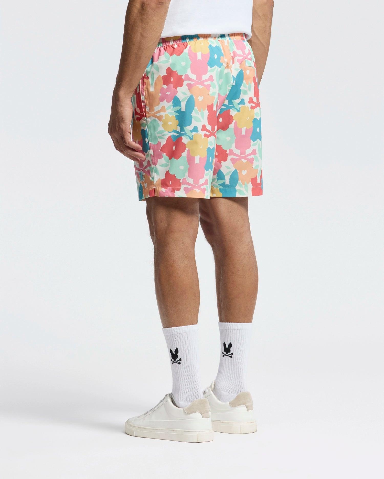 Men's Lemmon All Over Print Swim Trunk 100 WHITE / M Product Image