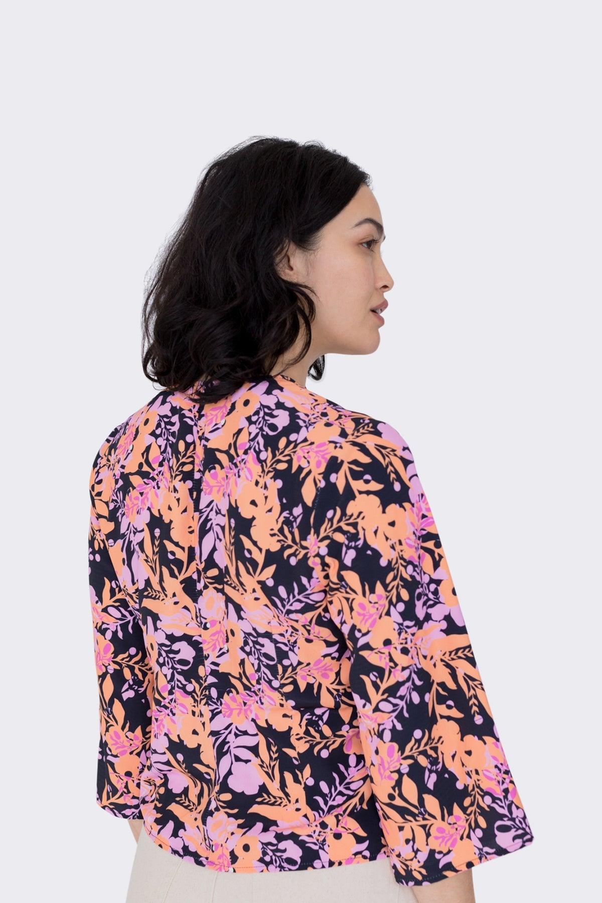 Libra Top - Night Garden Product Image