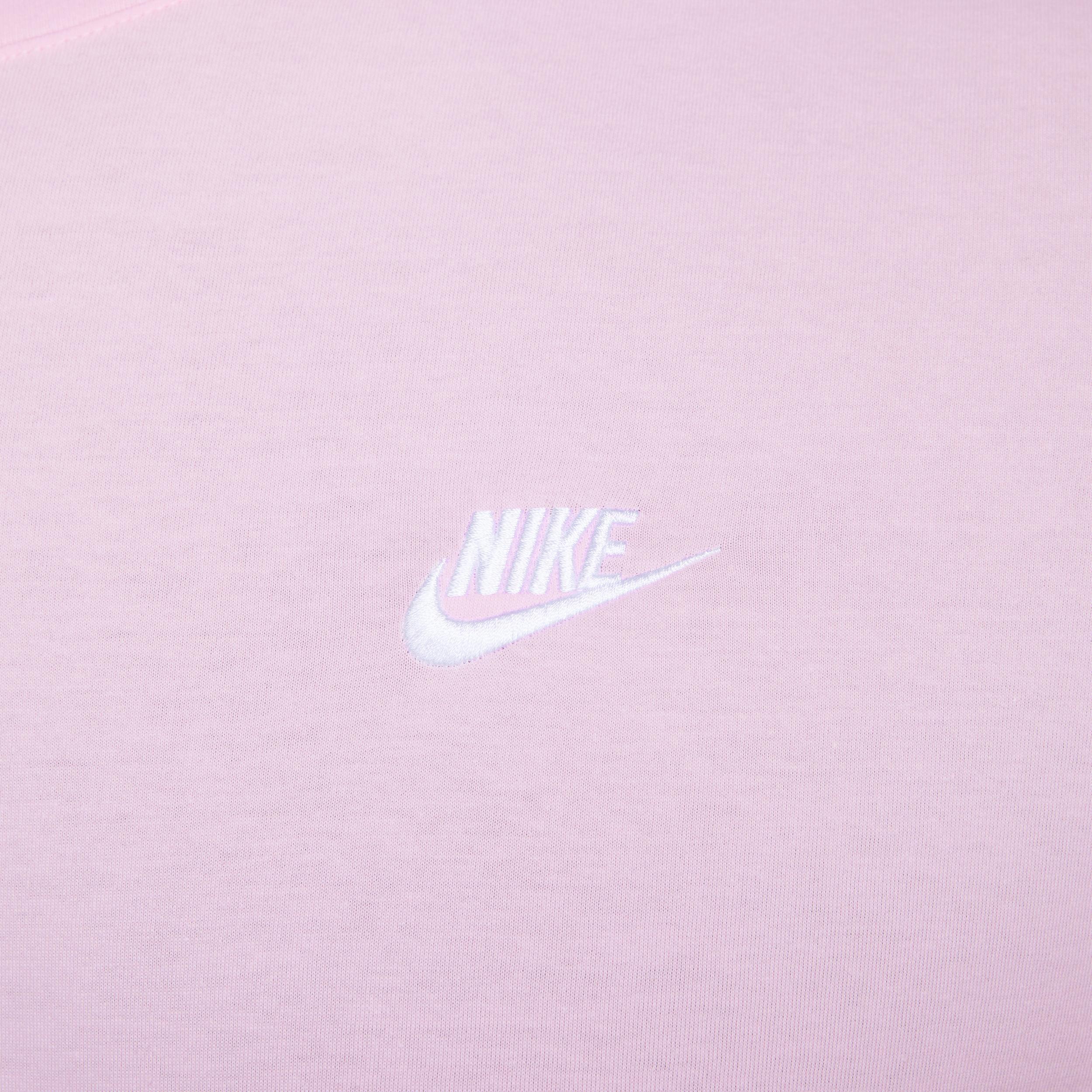 Nike Club unisex T-shirt in pink Product Image