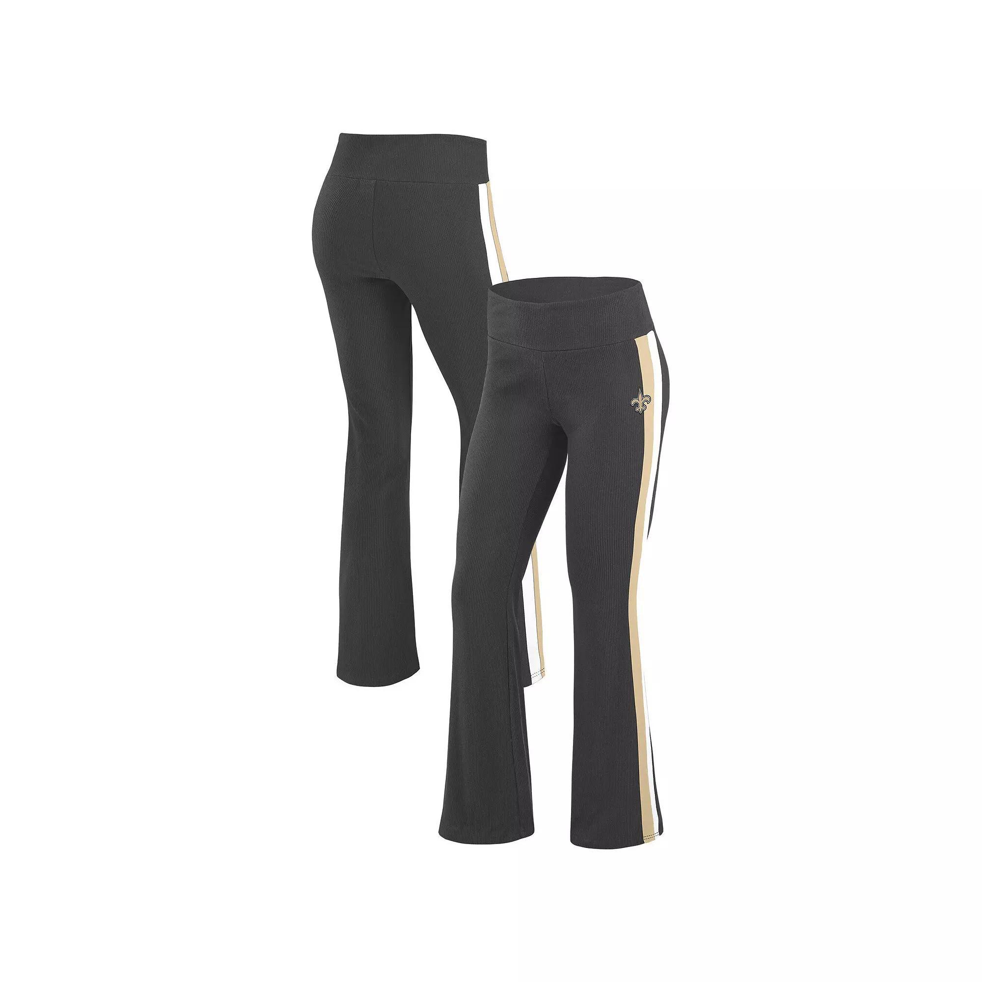 Women's WEAR by Erin Andrews Black Jacksonville Jaguars Yoga Pants, Size: XL Product Image