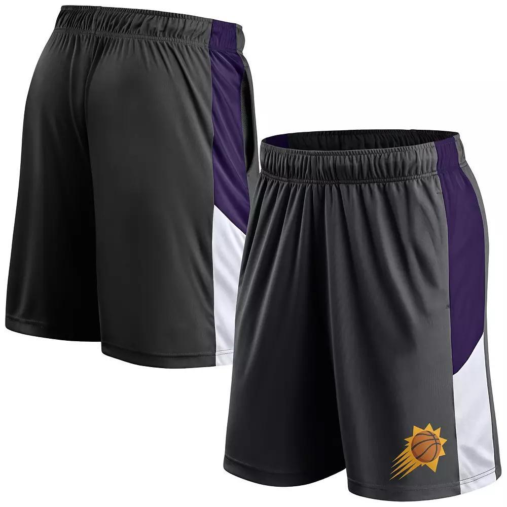 Men's Fanatics  Black Phoenix Suns Practice Performance Shorts, Size: 3XL, Phx Black Product Image