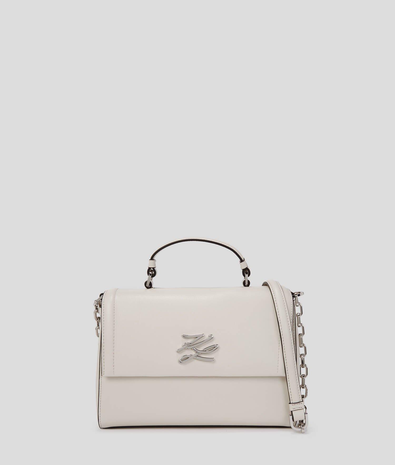 K/AUTOGRAPH TOP-HANDLE CROSSBODY BAG Product Image