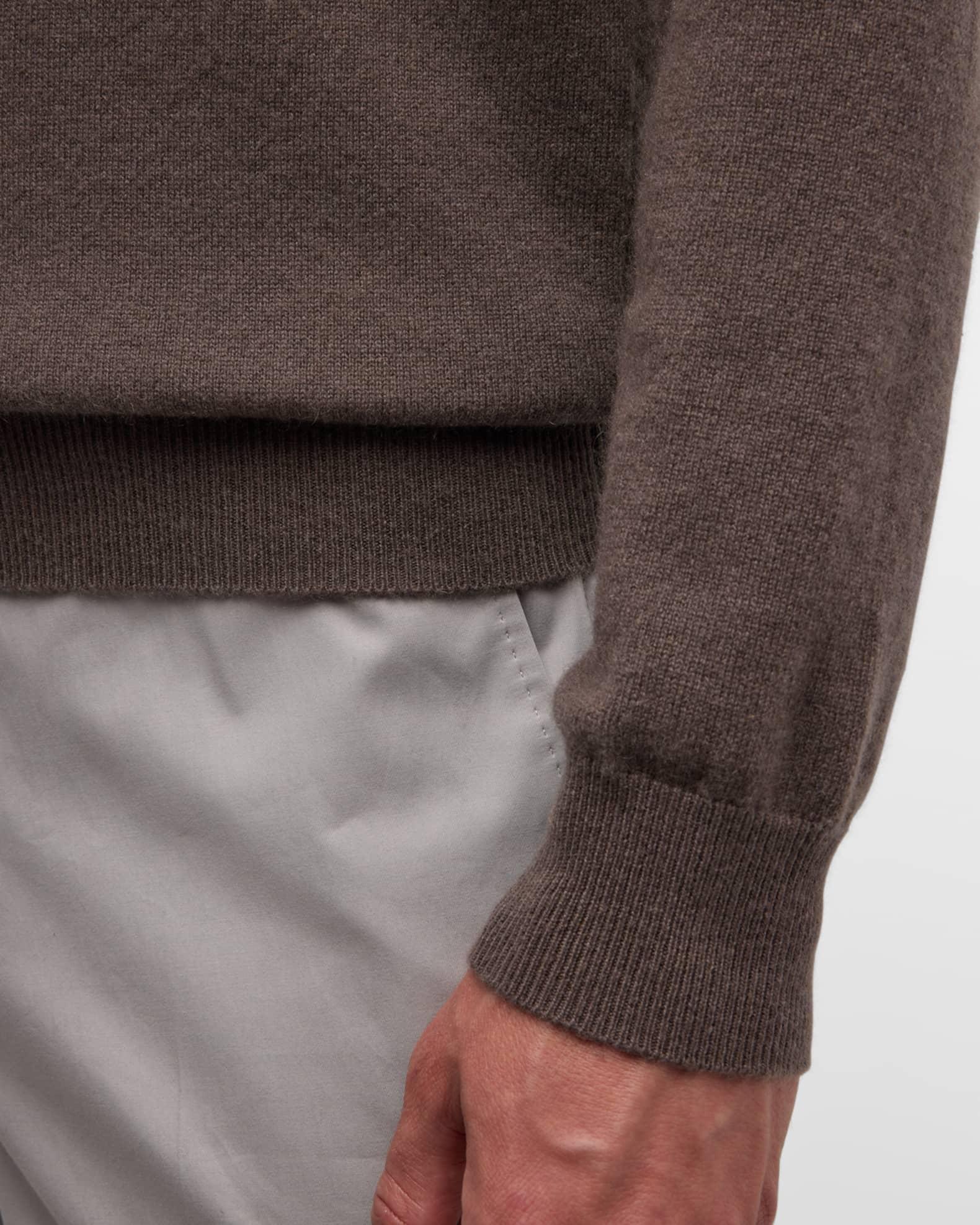 Men's Cashmere Quarter-Zip Sweater Product Image