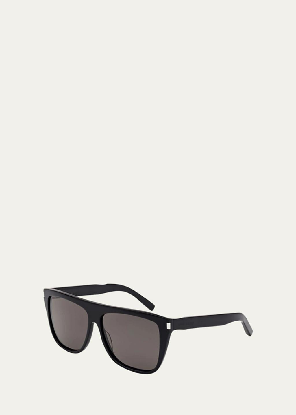 Saint Laurent Flat Top Square Sunglasses, 59mm Product Image