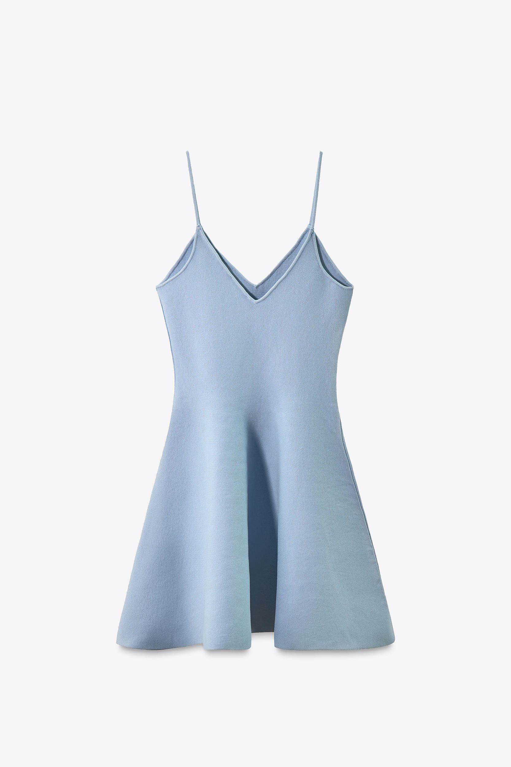 RUFFLED KNIT DRESS Product Image