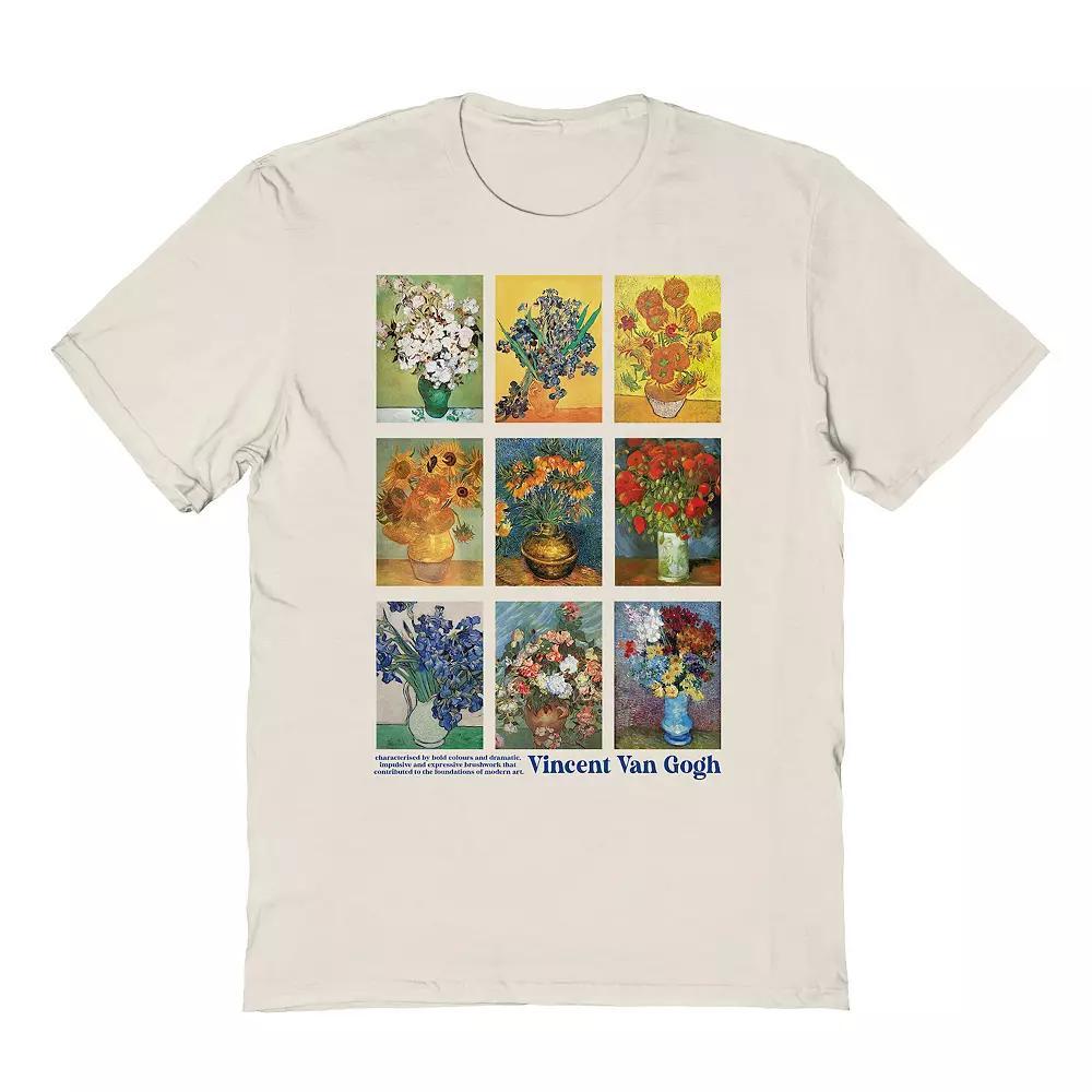 Mens Graphic Tee Van Gogh Vases Product Image