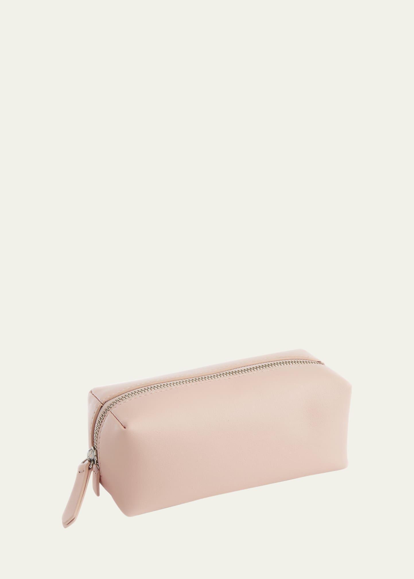 Womens Zipper Leather Travel Utility Bag Product Image