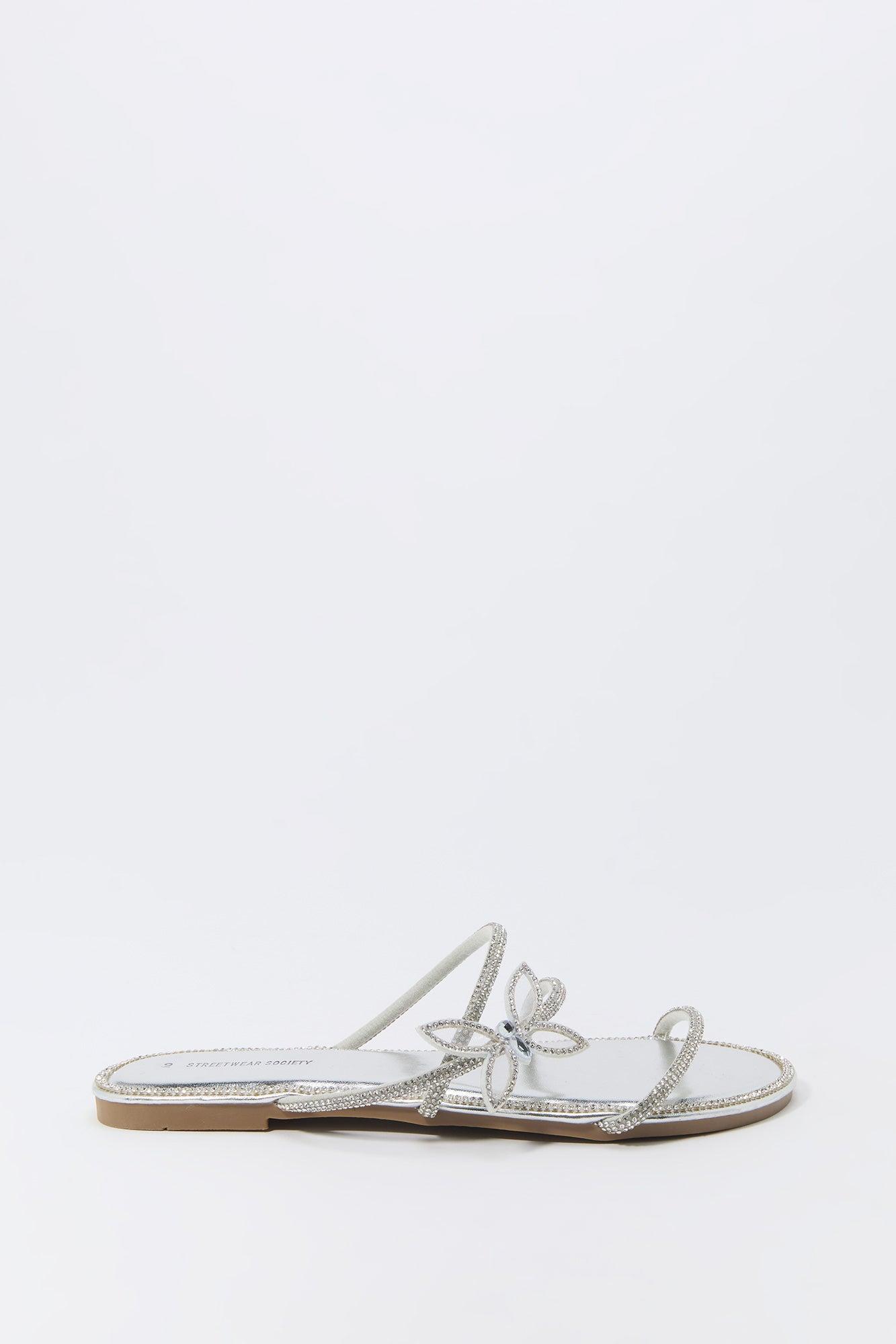 Rhinestone Strappy Butterfly Sandal Female Product Image