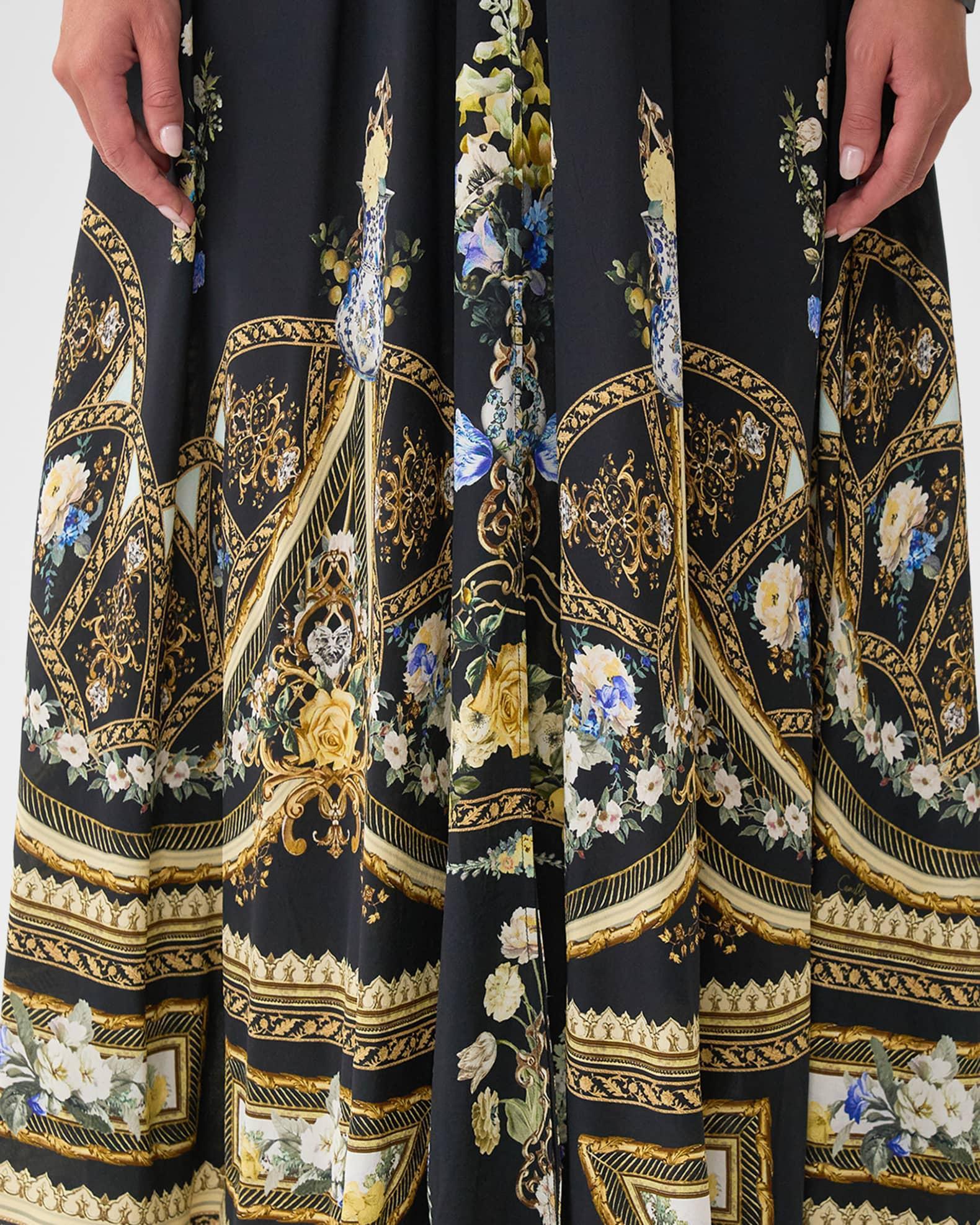 Ottoman Elegance Shaped Waistband Maxi Dress Product Image