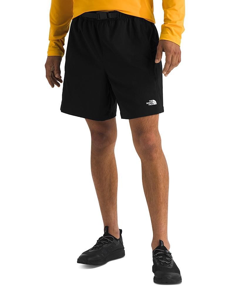 The North Face Mens Class V Pathfinder Relaxed Fit Belted 7 Shorts Product Image