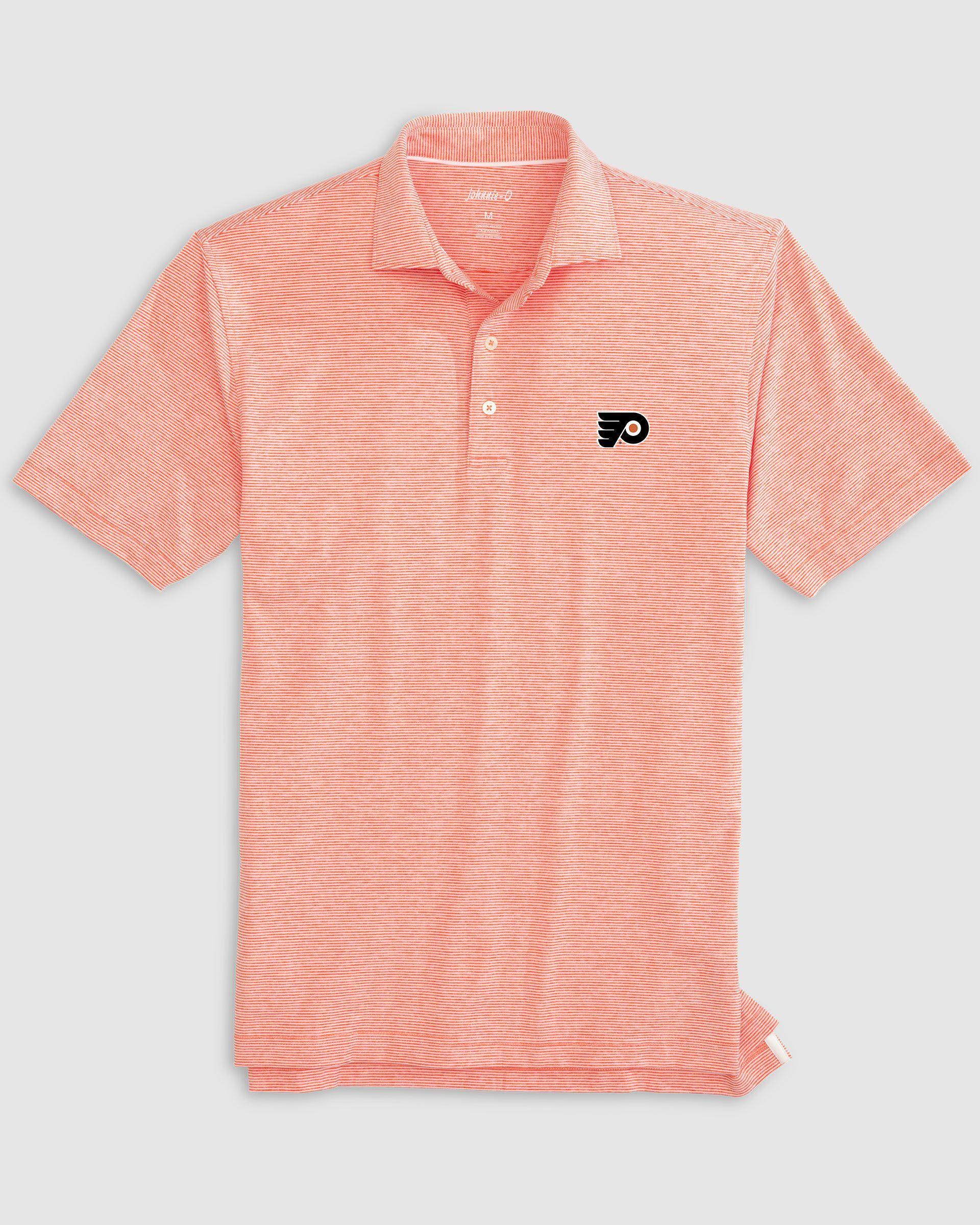 Uconn Lyndonn Striped Jersey Performance Polo - 2024 College Basketball Champions Logo Male Product Image