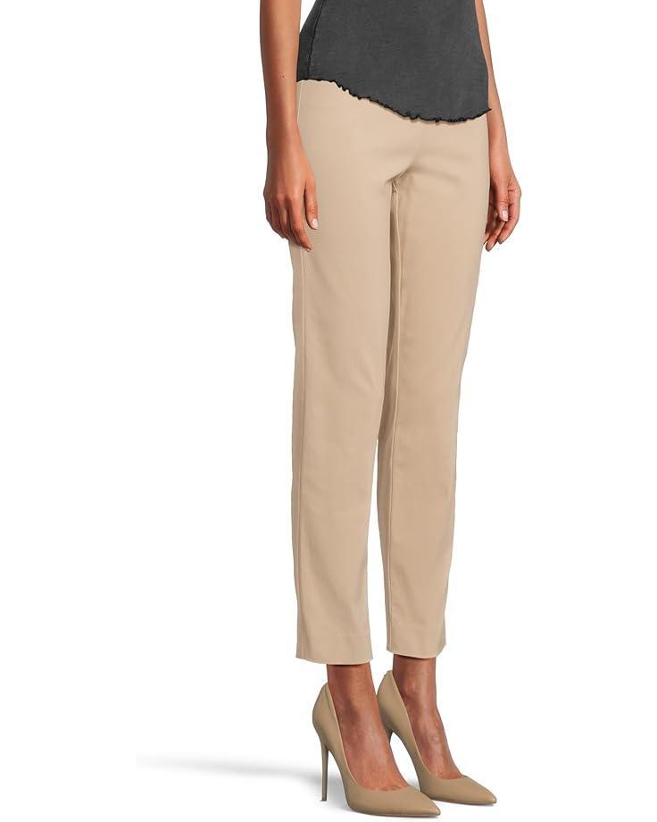 Pull-On Pique Ankle Pants Product Image