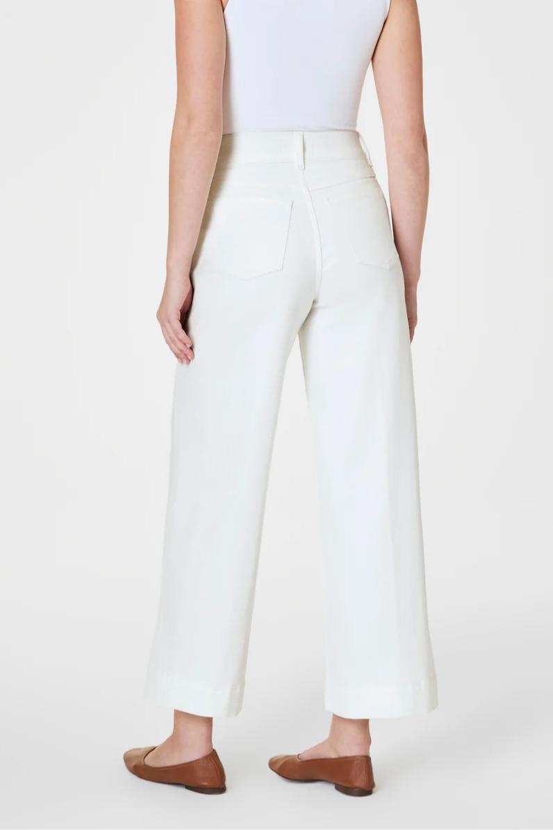 Crop Wide Leg Jean- Chalk Wash Product Image