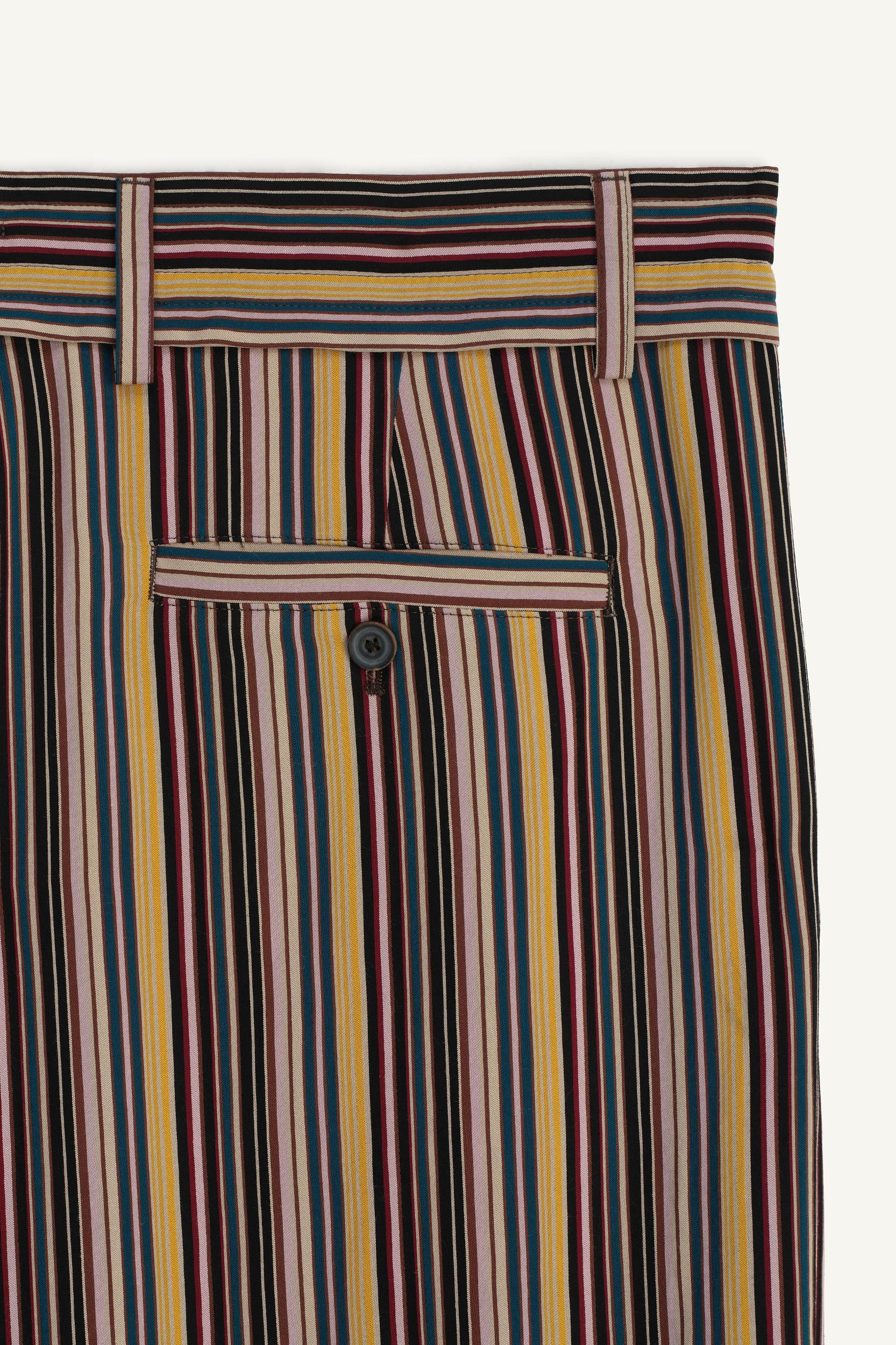 WIDE FIT STRIPED PANTS LIMITED EDITION Product Image