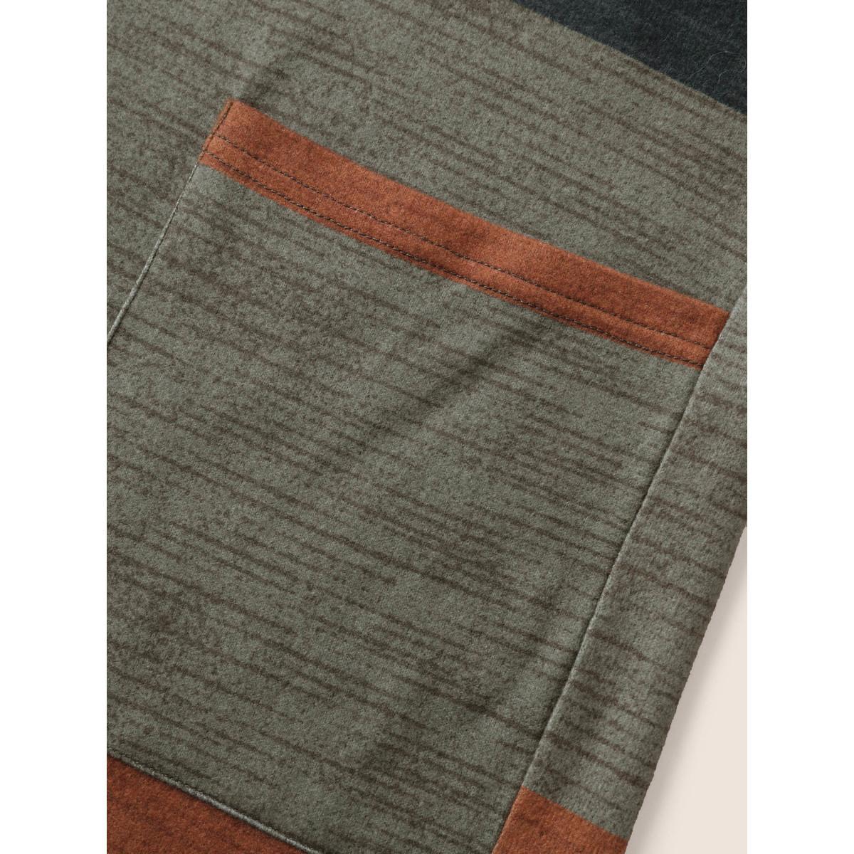 Plus Size Multicolor Colorblock Patchwork Patched Pocket Overall Jumpsuit Women Casual Sleeveless U-neck Everyday Loose Jumpsuits BloomChic 22-24/3X Product Image