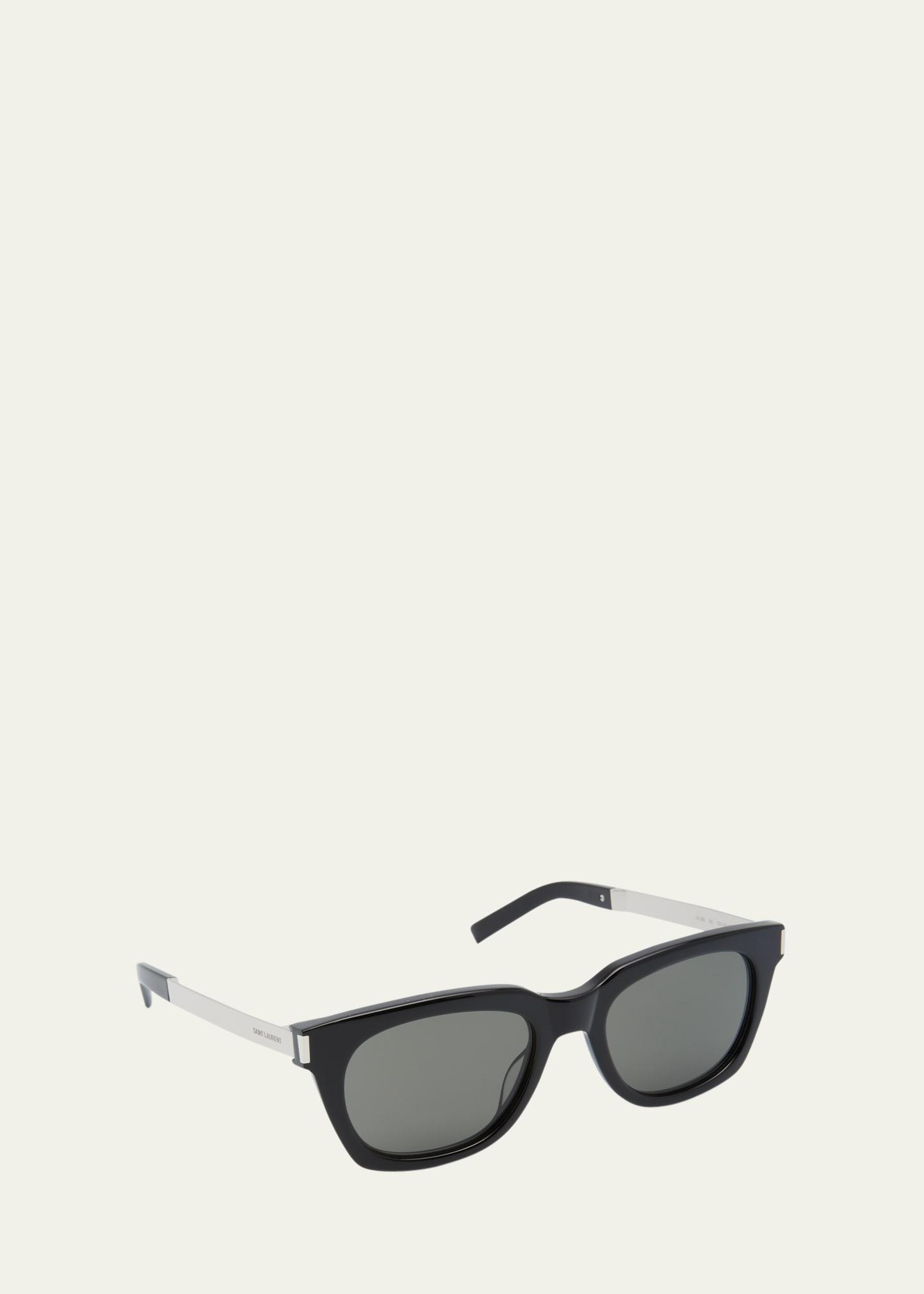 Mens Combi Acetate Rectangle Sunglasses Product Image