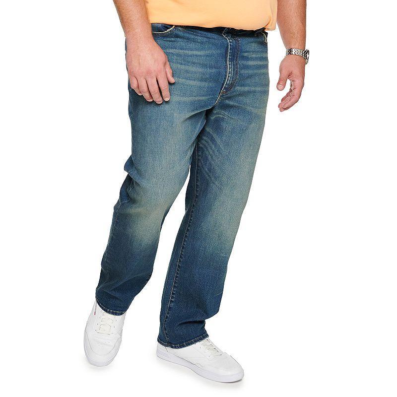 Big & Tall Lee® Extreme Motion MVP Relaxed-Fit Straight-Leg Jeans, Men's, Size: 44X29, Nelson Product Image