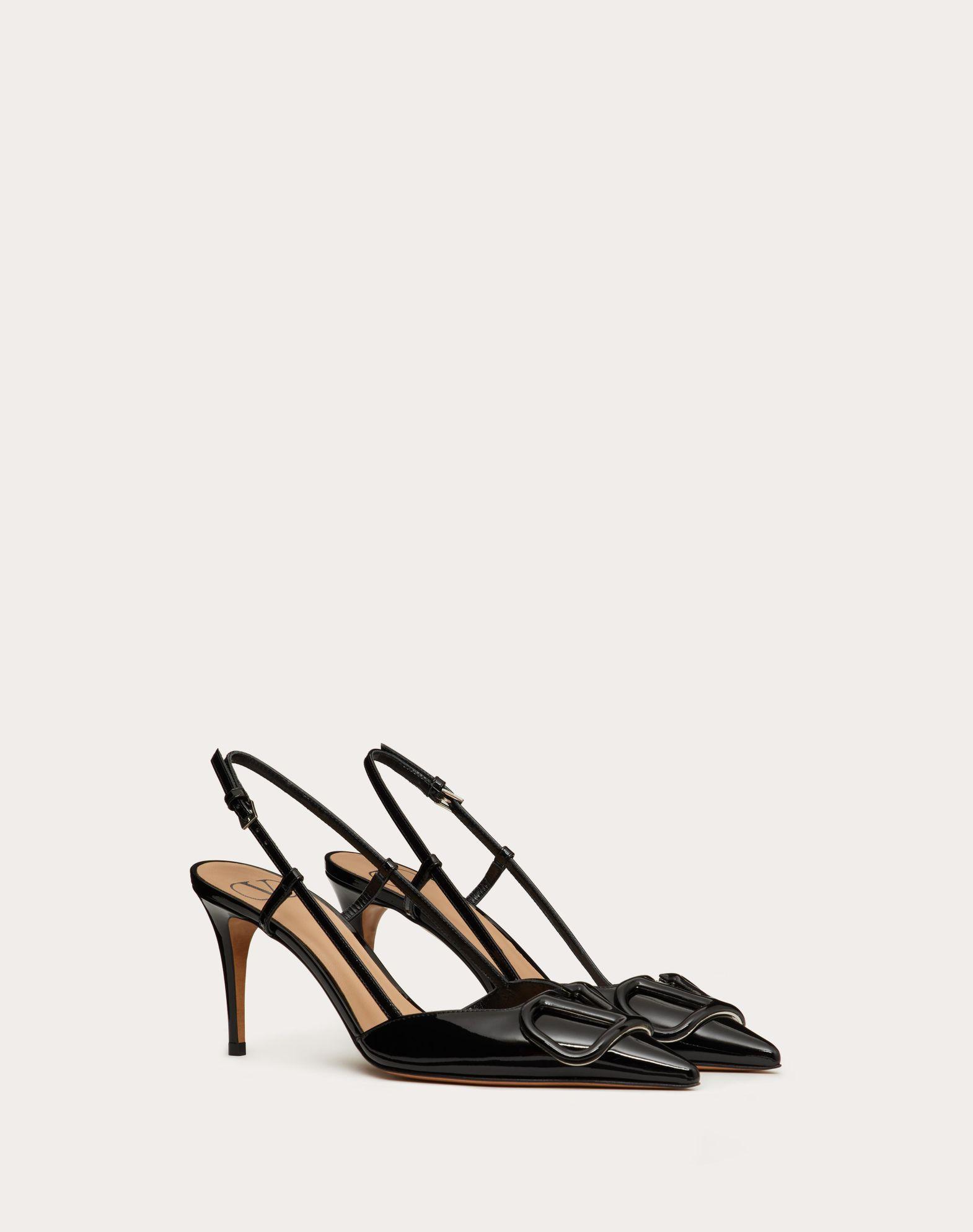Vlogo Signature Patent Leather Slingback Pump 80Mm / 3.15 In. Product Image