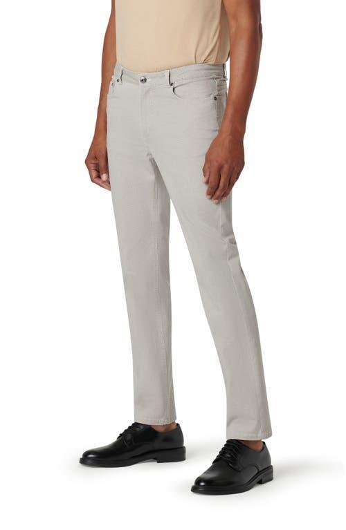 Mens Stretch Cotton-Blend Straight-Leg Pants Product Image